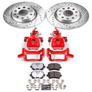Power Stop 2009 Audi A3 Front & Rear Z26 Street Warrior Brake Kit w/Calipers