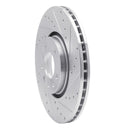 R1 99-10 Chevrolet ASTRA (Mexico) Front Right Drilled & Slotted Silver Brake Rotor