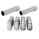 McGard SplineDrive Tuner 4 Lug Install Kit w/Locks & Tool (Cone) M12x1.25 / 13/16 Hex - Chrome (CS)