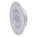 R1 02-25 Nissan Altima Rear Right Drilled & Slotted Geo-Carbon Rotor