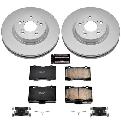 Power Stop 05-12 Acura RL Front & Rear Z17 Evolution Geomet Coated Brake Kit