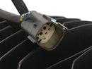 Raxiom 18-23 Jeep Wrangler JL Axial Series 9-In Angel Eye LED Headlights- Black Housing (Clear Lens)