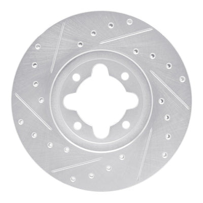 R1 82-85 Toyota Celica Front & Rear Drilled & Slotted Silver Brake Rotor Set