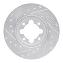 R1 82-85 Toyota Celica Front & Rear Drilled & Slotted Silver Brake Rotor Set