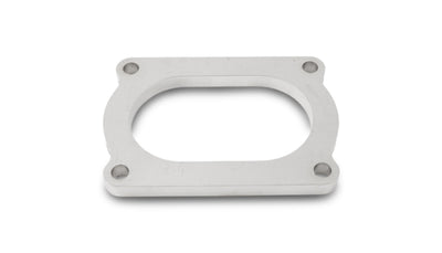 Vibrant T304 SS 4 Bolt Flange for 4in O.D. Oval tubing
