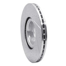 R1 16-26 Volvo XC90 Front Right Drilled & Slotted Silver Brake Rotor