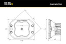 Diode Dynamics SS3 Pro RBL - White Combo Flush (Single)