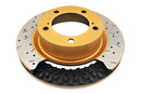 DBA 11-16 Nissan Patrol (Y62) 5.6L Street Series Drilled & Slotted Front Rotor w/Gold Hat
