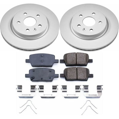 Power Stop 2019 Cadillac CT6 Front & Rear Z17 Evolution Geomet Coated Brake Kit