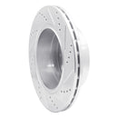 R1 14-21 Ram Promaster 2500 Rear Left Drilled & Slotted Silver Brake Rotor