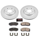 Power Stop 04-06 Hyundai Tiburon Front & Rear Z17 Evolution Geomet Coated Brake Kit