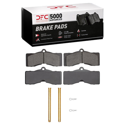 DFC 68-69 Chevrolet Camaro Front Geospec Rotors with 5000 Advanced Brake Pads w/Hardware