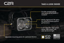 Diode Dynamics C2R White Flood Standard LED Pod (Pair)
