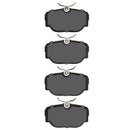 DFC 83-04 Saab 9000 Front/Rear 4000 Hybridynamic Brake Pads