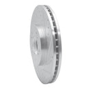 R1 99-04 Acura RL Front Right Drilled & Slotted Silver Brake Rotor