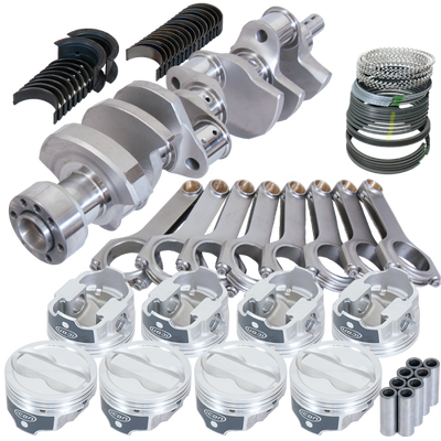 Eagle Chevy LT1 350 1Pc 3.750in Crank 6.000in H-Beam -18cc 4.030in Pistons Rotating Assembly