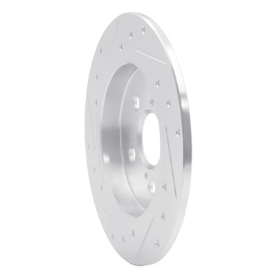 R1 09-24 Lexus CT200h Rear Drilled & Slotted Silver Brake Rotor Set