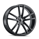 Kraze KR190 Lusso 18x8 / 5x112 BP / 40mm Offset / 66.56mm Hub Gloss Black Wheel