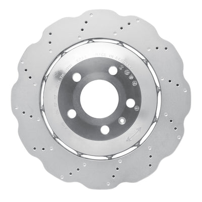 DFC 13-14 Audi RS5 Rear Drilled Hi-Carbon Alloy Geomet Coated Rotor