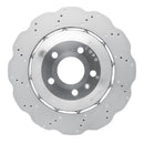 DFC 13-14 Audi RS5 Rear Drilled Hi-Carbon Alloy Geomet Coated Rotor