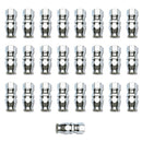 Russell Performance -6 AN Endura PowerFlex Power Steering Straight Hose Ends (25 pcs.)