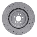 DFC 12-19 Mercedes-Benz GLE63 AMG Front Drilled GeoSPEC Coated Rotor and Slotted