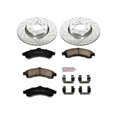 Power Stop 2005 Saab 9-7x Front & Rear Z23 Evolution Sport Brake Kit w/Calipers