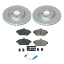 Power Stop 17-19 Infiniti QX30 Front & Rear Z17 Evolution Geomet Coated Brake Kit