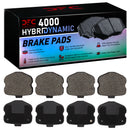 DFC 06-13 Chevrolet Corvette Rear 4000 Hybridynamic Brake Pads