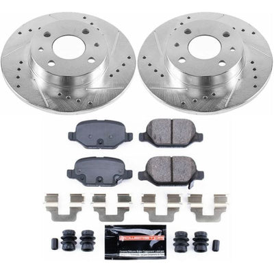 Power Stop 12-18 Fiat 500 Front & Rear Z23 Evolution Sport Brake Kit