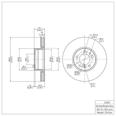 DFC 91-01 BMW 740iL Front & Rear Rotors