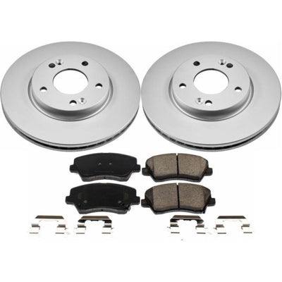 Power Stop 2019 Hyundai Veloster Front & Rear Z17 Evolution Geomet Coated Brake Kit