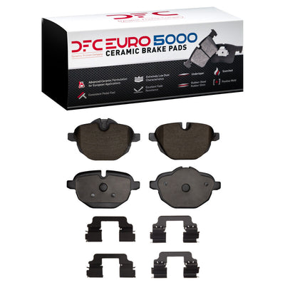 DFC 17-25 BMW 520i Rear Drill/Slot Geoperformance Rotors Euro 5000 Ceramic Brake Pads w/Hardware
