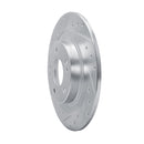 R1 13-24 Mitsubishi ASX Rear Drilled & Slotted Silver Brake Rotor Set