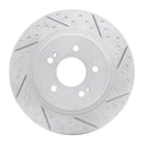 R1 19-25 Hyundai Palisade Rear Right Drilled & Slotted Geo-Carbon Rotor