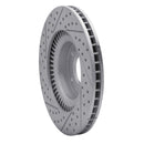 R1 09-11 Hyundai Genesis Sedan Front Right Drilled & Slotted Geo-Carbon Rotor