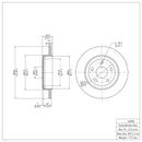 DFC GeoSPEC Coated Rotors - Plain