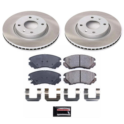 Power Stop 03-05 Hyundai Sonata Front and Rear Semi-Coated Rotor Kit
