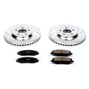Power Stop 05-10 Ford Mustang Front & Rear Z23 Evolution Sport Brake Kit w/Calipers