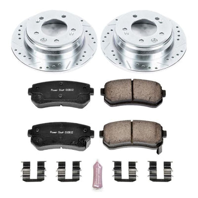 Power Stop 12-16 Kia Sportage Front & Rear Z23 Evolution Sport Brake Kit
