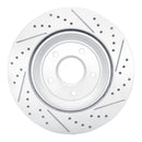 R1 97-09 Cadillac Xlr Right Front Drilled & Slotted Geo-Carbon Rotor