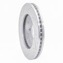 R1 05-05 Buick Park Avenue Front Right Drilled & Slotted Silver Brake Rotor