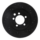 R1 74-81 Dodge Ramcharger 4WD Front Left Drilled & Slotted Black Brake Rotor