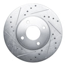 R1 13-17 Suzuki SWIFT (Mexico) Front Left Drilled & Slotted Silver Brake Rotor