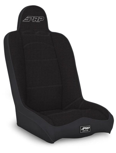 PRP Daily Driver High Back Suspension Seats Kit for Jeep Wrangler CJ7/YJ (Pair) - Black
