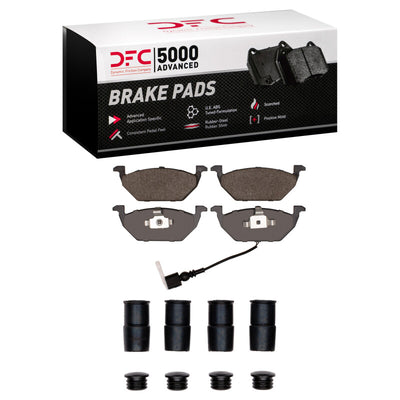DFC 99-10 Volkswagen Golf Front 5000 Advanced Ceramic Brake Pads and Hardware Kit