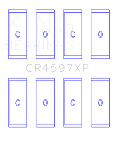 King Engine Bearings Volkswagen 1781Cc Turbo & 1984Cc (Size +0.25mm) Connecting Rod Bearing Set