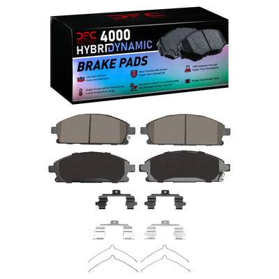 DFC 04-17 Nissan Quest Front Geospec Rotors w/4000 HybriDynamic Brake Pads w/Hardware