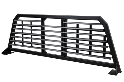 Gen-Y 19+ Dodge Ram 2500/3500 Defender Headache Rack/ 3-Louver Panels - Black