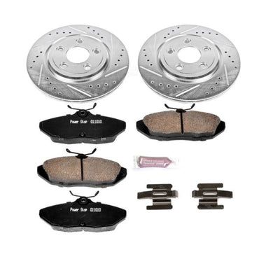 Power Stop 02-05 Ford Thunderbird Rear Z23 Evolution Sport Brake Kit w/Calipers